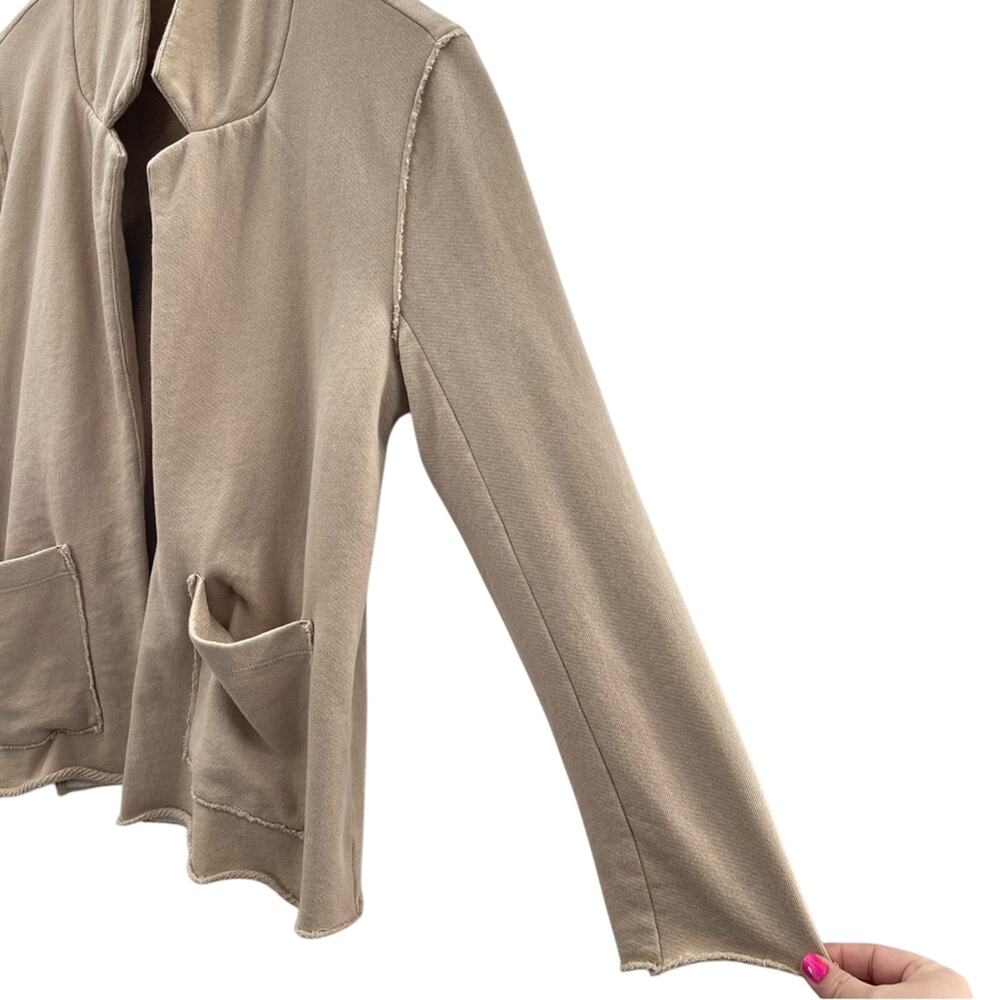 Eileen Fisher 100% Organic Cotton Organic Open-Front Blazer Office Wear Size XS - Picture 7 of 13